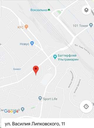 Апартаменты Ukrainian Hotel Service Apartments Киев Апартаменты-студио - Апартаменты на улице Липковского, 11-1